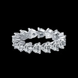 Hart gesneden ring