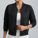 Quilted Bomber Jacket – Lightweight Zip-Up