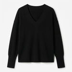 Women's V-Neck Cashmere Jumper, Regular Fit