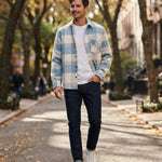 Men's Checked Flannel Overshirt – Relaxed Fit