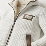 Men's Quilted Sherpa-Lined Hooded Winter Jacket