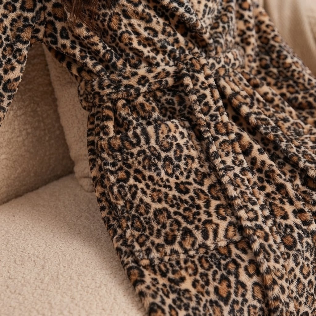 Women's Hooded Fleece Dressing Gown – Long & Cosy