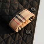 Women's Quilted Jacket – Lightweight Button-Front Coat