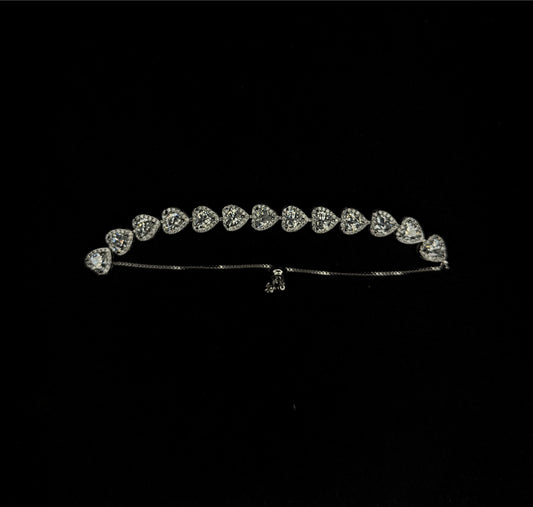 Heart Crystal Bracelet