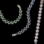 Heart Crystal Bracelets - iLLUSIA