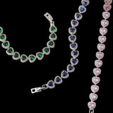 Heart Crystal Bracelets - iLLUSIA