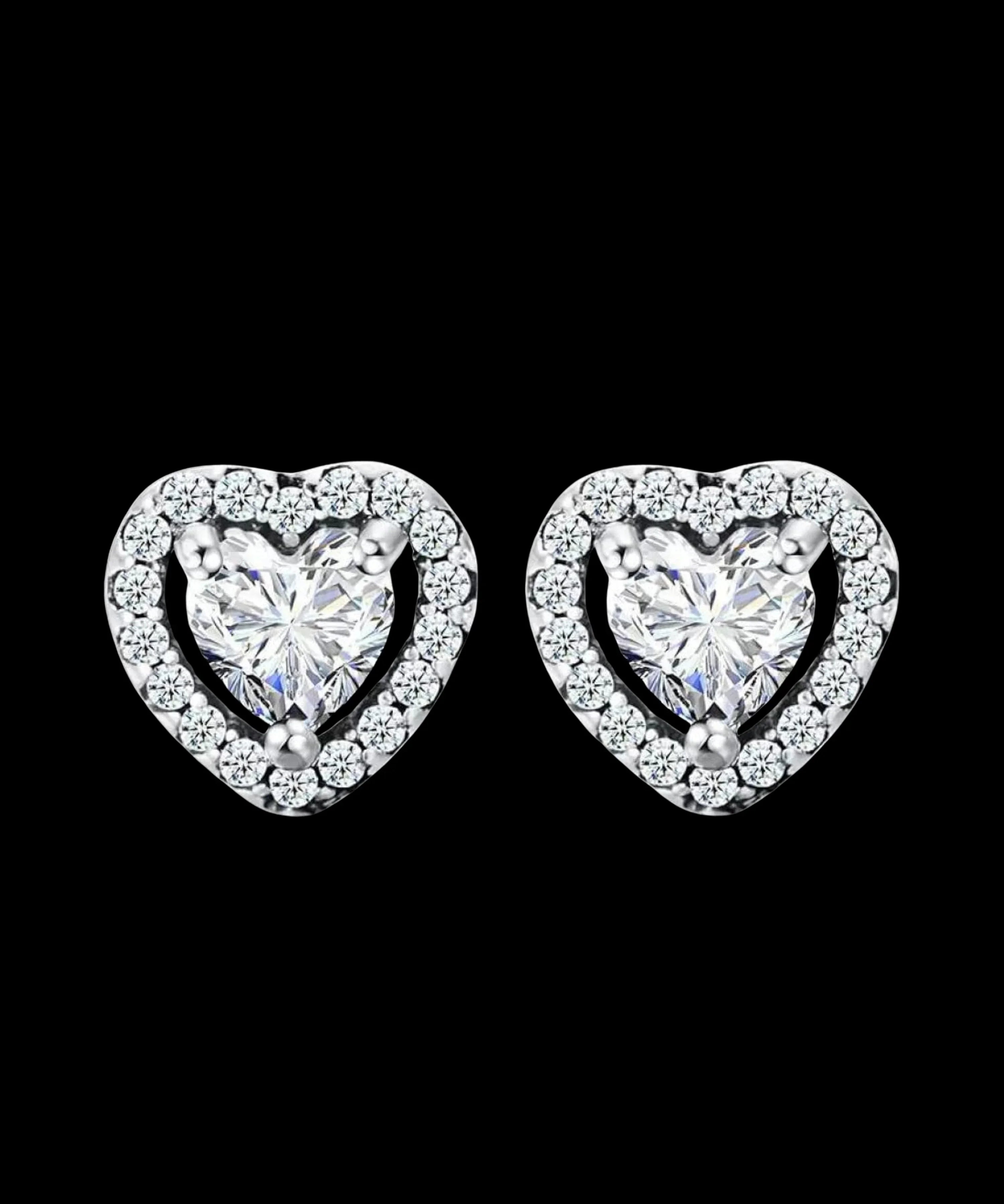 Hearts Earrings (S925) - iLLUSIA