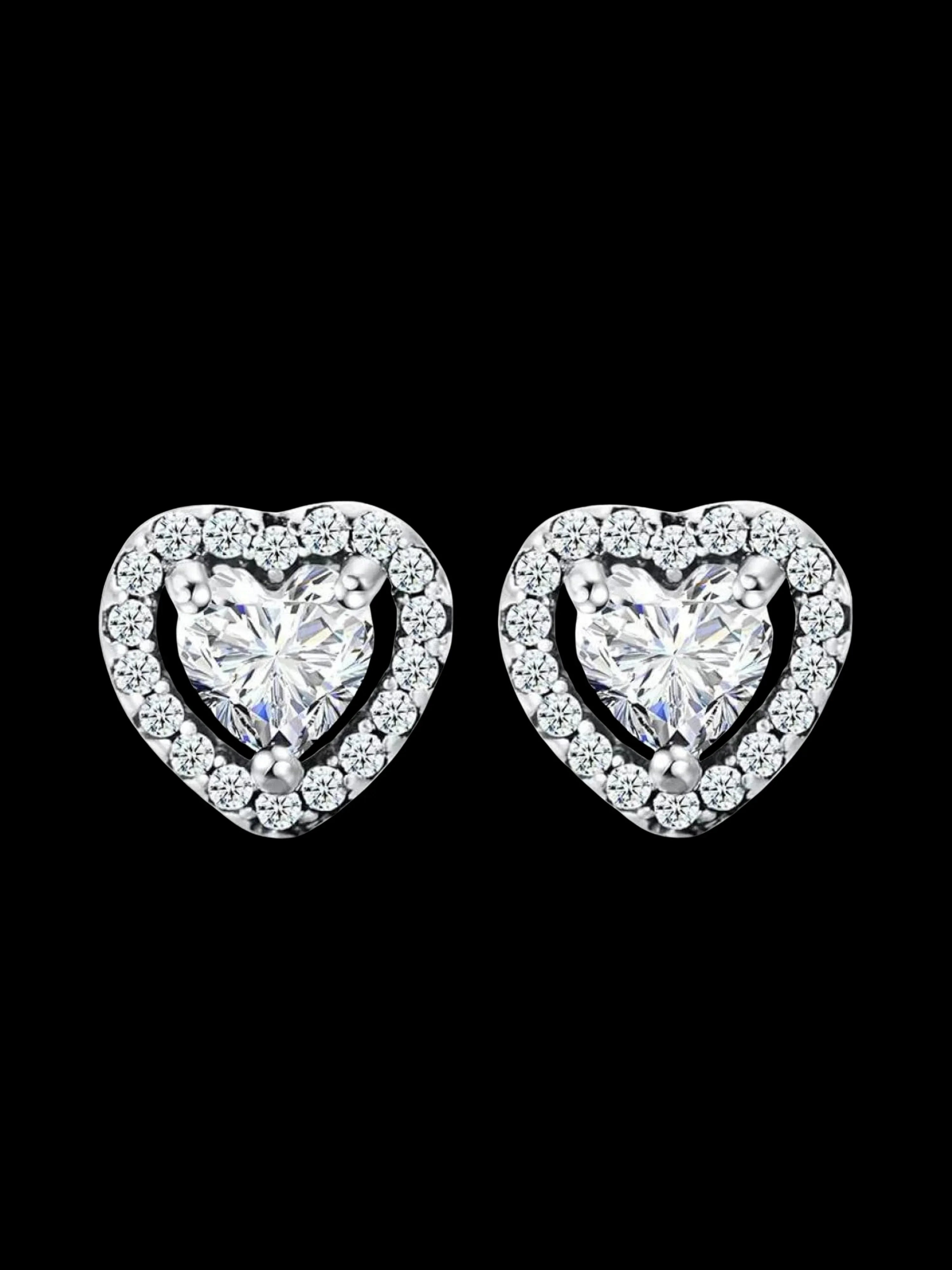 Hearts Earrings (S925) - iLLUSIA