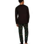 Men’s Holiday Pyjama Set with ‘Get Lit’ Graphic — view 2