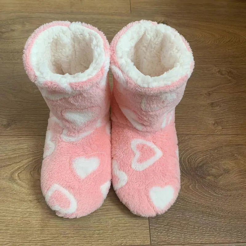 Women’s Plush-Lined High-Cut Boot Slippers — view 1
