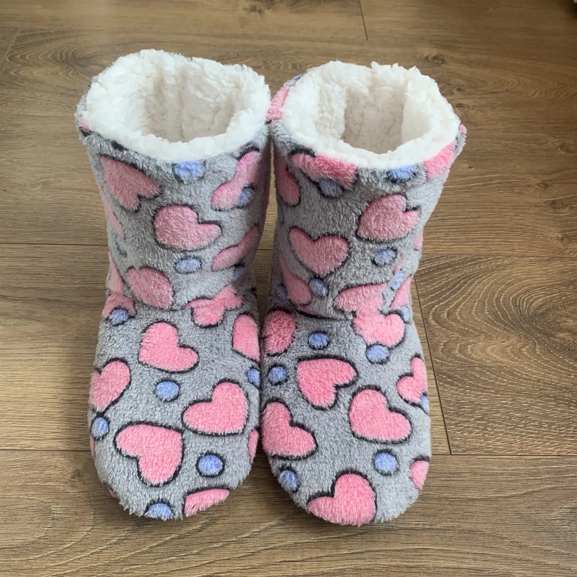 Women’s Plush-Lined High-Cut Boot Slippers — view 3