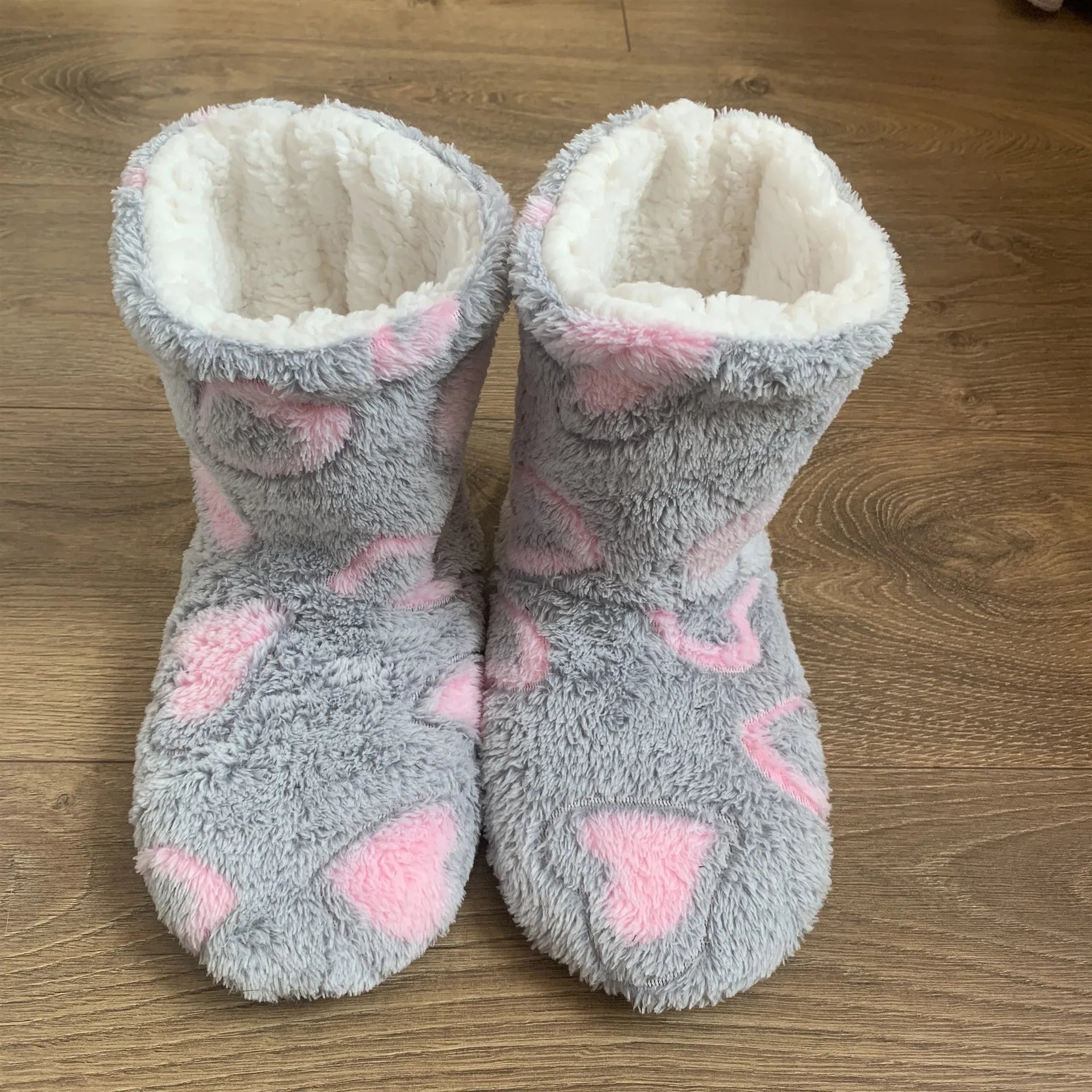 Women’s Plush-Lined High-Cut Boot Slippers — view 7