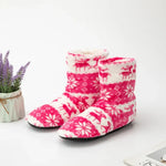 Women’s Festive Fold-Over Slipper Boots — view 4