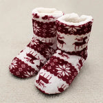 Women’s Festive Fold-Over Slipper Boots — view 5