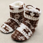 Women’s Festive Fold-Over Slipper Boots — view 6