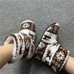 Women’s Festive Fold-Over Slipper Boots — view 8