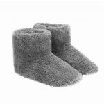 Women’s USB-Heated Plush Boot Slippers with Zip Closure — view 2