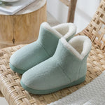 Women’s Plush-Lined Ankle-High Boot Slippers — view 1