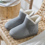 Women’s Plush-Lined Ankle-High Boot Slippers — view 4
