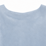 Loose-Fit Velvet-Look Cowl-Neck Dress — view 9