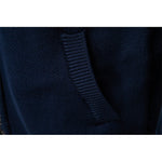 Fair Isle Zip-Up Cardigan with Stand Collar — view 7