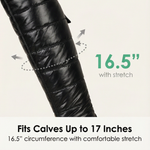 Women’s Quilted Over-the-Knee Boots with Fleece Lining — view 6