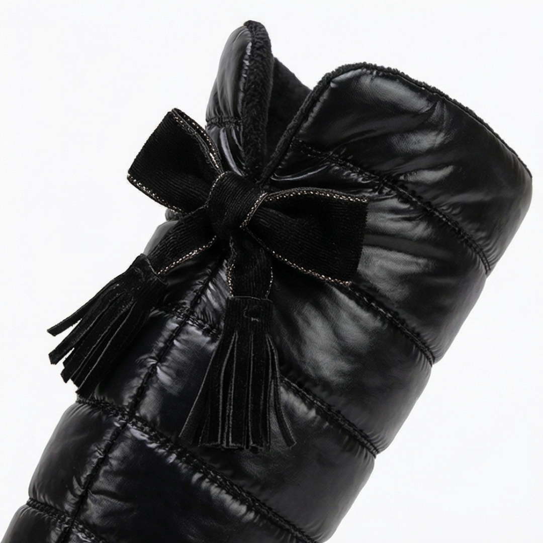 Women’s Quilted Over-the-Knee Boots with Fleece Lining — view 7
