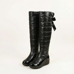 Women’s Quilted Over-the-Knee Boots with Fleece Lining — view 12