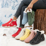 Women’s Faux-Fur-Lined Zip-Up Ankle Boots — view 7