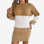 Women's Textured Cable-Knit Mini Dress — view 2
