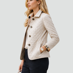 Women’s Diamond-Quilted Button-Front Jacket — view 7