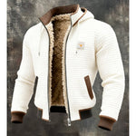 Men’s Quilted Hooded Jacket with Sherpa-Style Lining — view 3