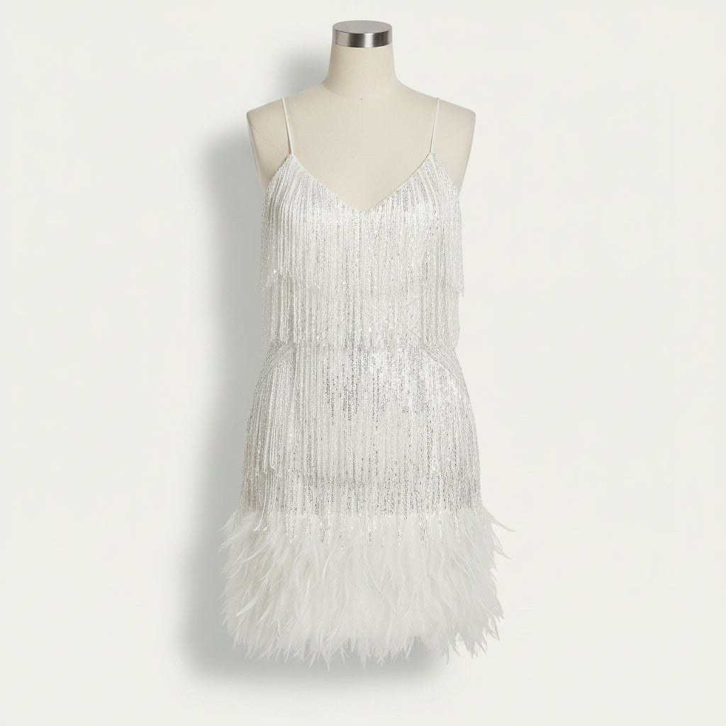 Women’s Sequin Spaghetti-Strap Cocktail Dress — view 2