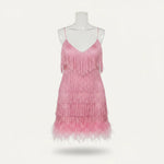 Women’s Sequin Spaghetti-Strap Cocktail Dress — view 4