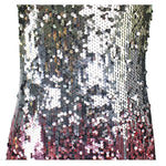 Grey Sequin V-Neck Mini Dress — view 2