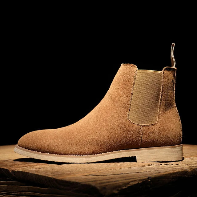 Men’s Suede Slip-On Chelsea Boots — view 4