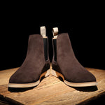 Men’s Suede Slip-On Chelsea Boots — view 5