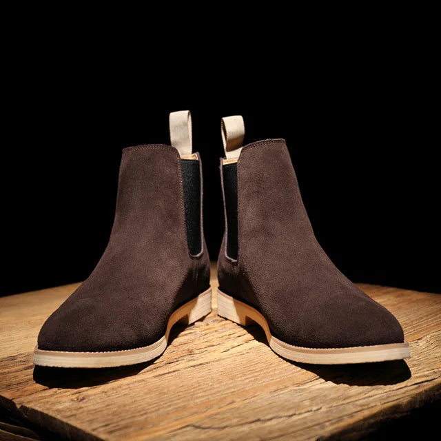 Men’s Suede Slip-On Chelsea Boots — view 5