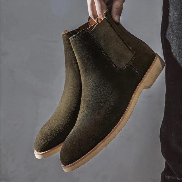 Men’s Suede Slip-On Chelsea Boots — view 6