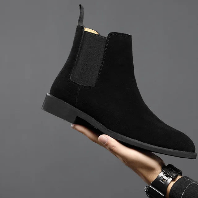Men’s Suede Slip-On Chelsea Boots — view 7