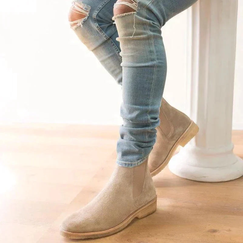 Men’s Suede Slip-On Chelsea Boots — view 8