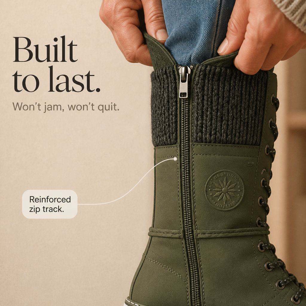 Knee-High Side-Zip Winter Boots — view 7