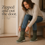 Knee-High Side-Zip Winter Boots — view 8