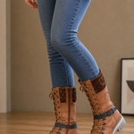 Knee-High Side-Zip Winter Boots — view 11