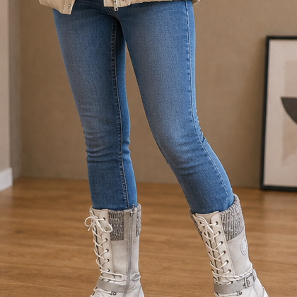 Knee-High Side-Zip Winter Boots — view 13