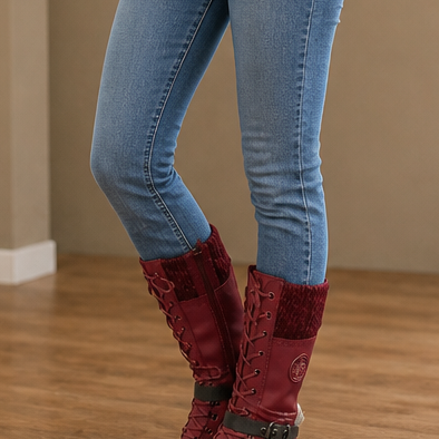 Knee-High Side-Zip Winter Boots — view 14