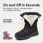 Women’s Quilted Faux-Fur-Lined Winter Boots — view 4
