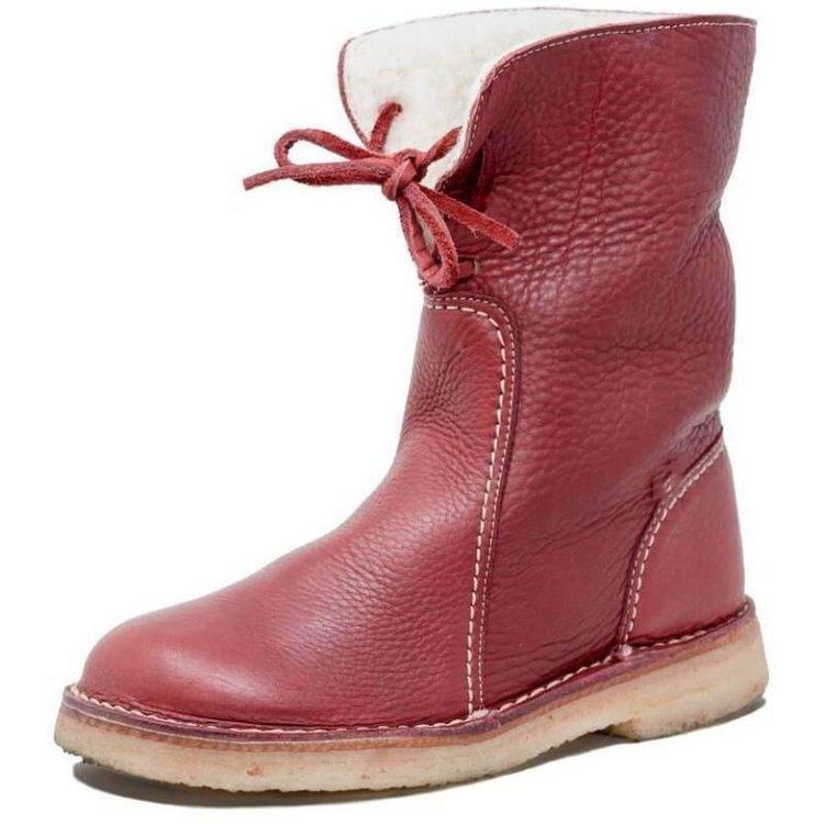 Women's Winter Boots with Fleece Exterior and Wool Lining — view 3