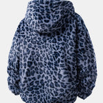 Men’s Printed Faux Fur Hooded Zip-Up Jacket — view 5
