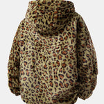 Men’s Printed Faux Fur Hooded Zip-Up Jacket — view 6